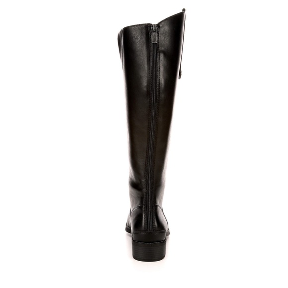 Xappeal women’s Emery knee high faux leather black riding boots US 6.5 - Picture 11 of 16